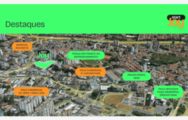 START JOY (42, 51 E 54m²) – 1 E 2 DORM (SUÍTE) – 1 VAGA – CENTRO