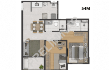 START JOY (42, 51 E 54m²) – 1 E 2 DORM (SUÍTE) – 1 VAGA – CENTRO