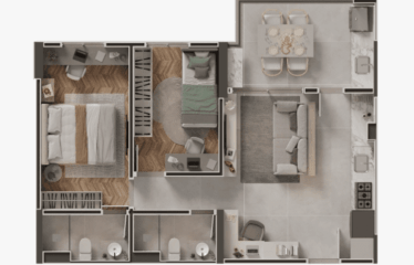 LANDSCAPE (60 E 75M²) 2 E 3 DORM (SUÍTE) – 1 E 2 VAGAS – PARAÍSO – AV PEREIRA BARRETO
