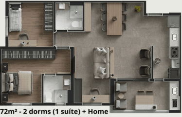 LANDMARK SBC – 61 /64M²- 2 DORM (SUÍTE) E 72M² 3 DORM(SUÍTE) – 1 VAGA- CENTRO