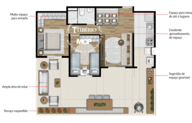 CONNECT DIADEMA (65M²) 3 DORM (SUÍTE) – 1 VAGA – CENTRO