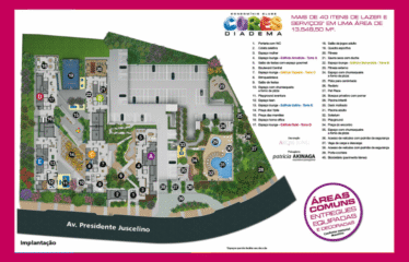 CORES DIADEMA – 42 E 45M – 2 DORM – 1 VAGA – PIRAPORINHA