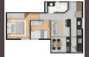 VIP GALES – 39M² – 1 VAGA – VILA PRINCIPE DE GALES – MINHA CASA MINHA VIDA