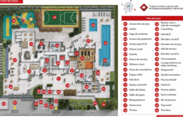 ÁUREA PATRIANI (80 a 96M²) 2 e 3 DORM – 2 VAGAS- BAIRRO JARDIM / VILA LEA