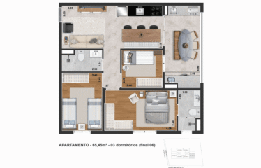 ELLEVA DIADEMA (55 E 65m²) – 2 E 3 DORM (SUÍTE) -1 E 2 VAGAS- CENTRO