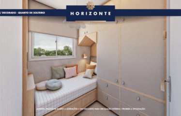 HORIZONTE CAMPESTRE (44 E 45m²) – 2 DORM ( SUÍTE) – 1 VAGAS – CAMPESTRE