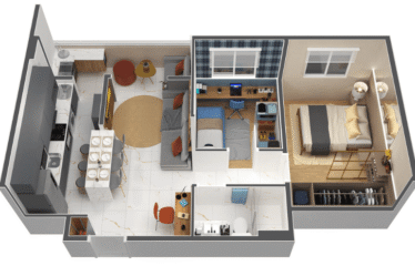 AIMBERÊ ONE-  2 DORM – 46M² – 1  VAGA – VILA CURUÇÁ / BANGU