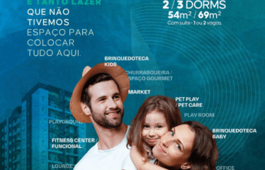 DOMUM DIADEMA – 54 E 69M² – 2 E 3 DORM (SUÍTE) – 1 OU 2 VAGAS – CENTRO