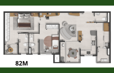 MOTIRÓ PARQUE CENTRAL – 82M – 106M- 127M – 3 DORM (SUÍTE) OU 3 SUÍTES – 2 OU 3 VAGAS
