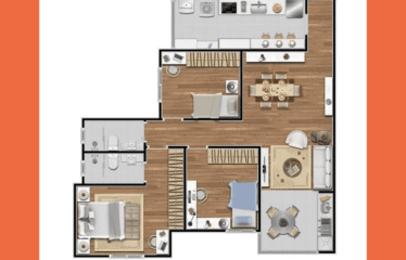 MONTE ALLEGRO SCS – 91M – 3 DORM(SUÍTE) – 2 VAGAS – SANTO ANTÔNIO