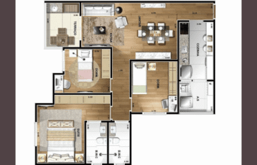 FELICITÀ SCS – 84M – 3 DORM(SUÍTE) – 2 VAGAS – BARCELONA