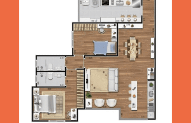 MONTE ALLEGRO SCS – 91M – 3 DORM(SUÍTE) – 2 VAGAS – SANTO ANTÔNIO
