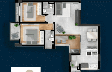 TERRAZZO JARDIM -57 A 68M – 2 DORM(SUÍTE) – 1 OU 2 VAGAS – JARDIM