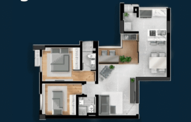 TERRAZZO JARDIM -57 A 68M – 2 DORM(SUÍTE) – 1 OU 2 VAGAS – JARDIM