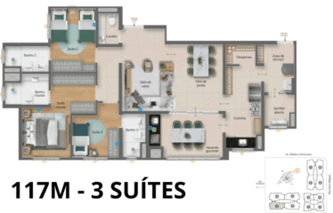 ÁUREA NOVA PETRÓPOLIS – 85 a 116M² – 2 E 3 SUÍTES – 2 VAGAS – NOVA PETRÓPOLIS
