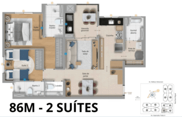 ÁUREA NOVA PETRÓPOLIS – 85 a 116M² – 2 E 3 SUÍTES – 2 VAGAS – NOVA PETRÓPOLIS