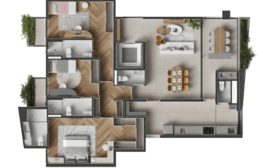 LE RÊVE GOIABEIRAS – 128M – 3 SUÍTES – 3 VAGAS –  BAIRRO JARDIM