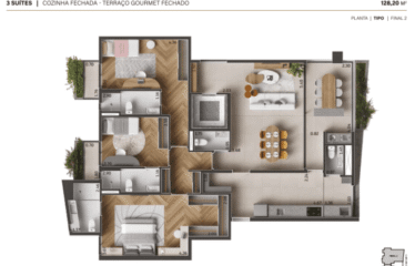 LE RÊVE GOIABEIRAS – 128M – 3 SUÍTES – 3 VAGAS –  BAIRRO JARDIM