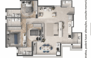 VERO – 110 m² – 3 SUÍTES – 2 VAGAS – CENTRO
