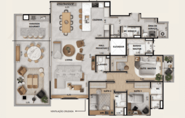SPLENDORE (195m²) – 3 SUÍTES – 3 OU 4 VAGAS – VILA BOCAINA