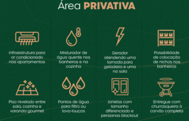 AM FIGUEIRAS (66 E 88m²) – 2 E 3 DORM (SUÍTE) – 1 e 2 VAGAS – BAIRRO JARDIM