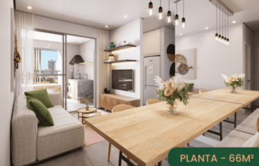 AM FIGUEIRAS (66 E 88m²) – 2 E 3 DORM (SUÍTE) – 1 e 2 VAGAS – BAIRRO JARDIM