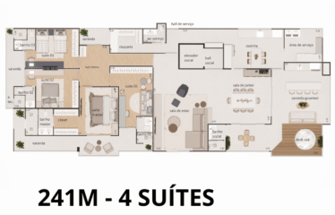 PAINITE (146 A 241m²) – 3 A 4 SUÍTES – 3 A 4 VAGAS – CENTRO