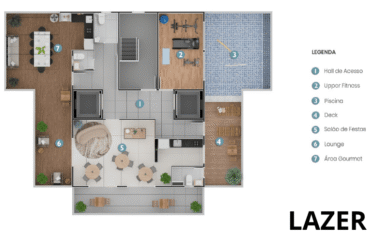 UPPER PETROPOLIS (58 E 61M²) – 2 DORM (SUÍTE) – 1 VAGA – NOVA PETRÓPOLIS