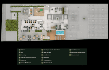 JARDIM DOS CAMPOS (42 e 46M²) – 2 DORM- 1 VAGA – VILA ELDIZIA
