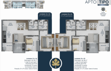 MAGNA FIGUEIRAS (48 A 112m²) – 2 DORM (SUÍTE)- 1 VAGA  – BAIRRO JARDIM / CAMPESTRE
