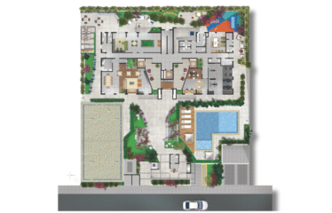 LE JARDIN – 104m² – 3 SUÍTES -2 VAGAS  – SANTA PAULA