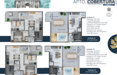 MAGNA FIGUEIRAS (48 A 112m²) – 2 DORM (SUÍTE)- 1 VAGA  – BAIRRO JARDIM / CAMPESTRE