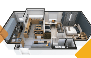 CONECT CASA BRANCA (44 E 45m²) – 2 DORM- 1 VAGA  – CENTRO / CASA BRANCA