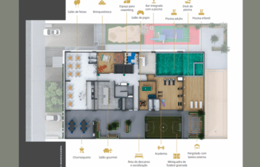 PALAZZO (106m²) – 3 SUÍTES-  2 VAGAS  – CENTRO