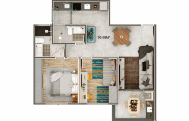 ROSAFLOR – 60 A 66M²-2 DORM(SUÍTE)- 1 E 2 VAGAS –  NOVA PETROPOLIS