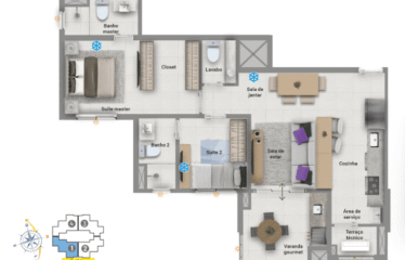 MAGNO ASSUNÇÃO – 72M²- 2 SUÍTES- 2 VAGAS – VILA ASSUNÇÃO