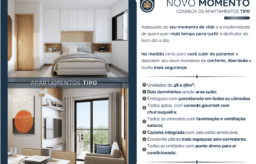 MAGNA FIGUEIRAS (48 A 112m²) – 2 DORM (SUÍTE)- 1 VAGA  – BAIRRO JARDIM / CAMPESTRE