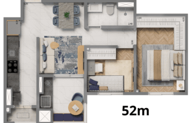 GRAND RESORT BY LIVING – AV.INDUSTRIAL- 52, 63, 75 E 102M² – 2 ou 3 DORM (SUÍTE) e 3 SUÍTES- 1 OU 2 VAGAS – BAIRRO JARDIM