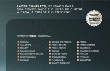 EVO (38 E 44M²) –  2 DORM – 1 VAGA – CANHEMA – MINHA CASA MINHA VIDA