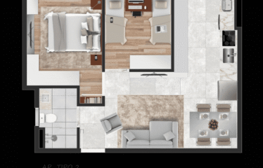 HOME ORATÓRIO II- 38M – 1 VAGA CARRO – MINHA CASA MINHA VIDA EM SANTO ANDRÉ