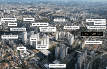 CONTEMPLARE (177M²) – 3 E 4 DORM – 3 VAGAS – RUDGE RAMOS