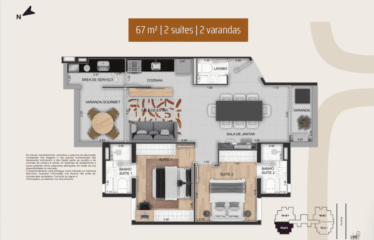 FORMA (67 E 85M²) – 2 E 3 DORM (SUÍTE)- 1 E 2 VAGAS – VILA CURUÇÁ / BANGU
