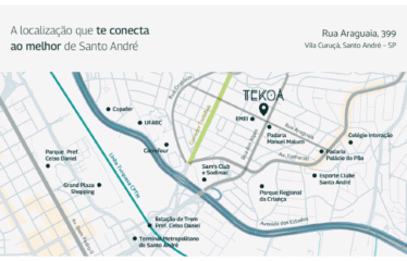 TEKÓA -46M – 2 DORM – 1 VAGA – BANGU / PQ DAS NAÇÕES