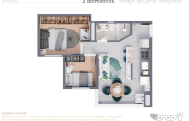 VIP ESSENCIA – 37M² – 0 OU 1 VAGA – VILA PALMARES – MINHA CASA MINHA VIDA