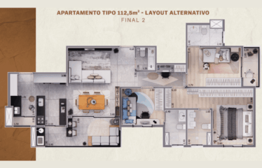 MIRANTE VALVERDE (110M²) – 3 SUÍTES – 3 VAGAS – PQ DAS NAÇÕES