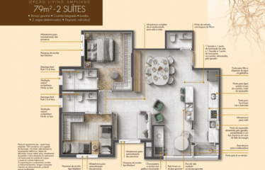 RAIZES SÃO CAETANO DO SUL (68 E 79M²) – 2 E 3 DORM (SUÍTE) – 1 E 2 VAGAS – CENTRO