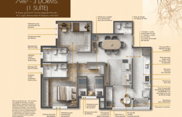 RAIZES SÃO CAETANO DO SUL (68 E 79M²) – 2 E 3 DORM (SUÍTE) – 1 E 2 VAGAS – CENTRO