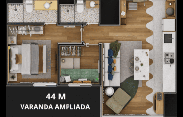 HORIZONTE JARDIM – 44 A 49M²- 2 DORM (SUÍTE) – BAIRRO JARDIM – MINHA CASA MINHA VIDA 4