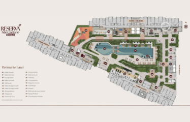 RESERVA SÃO CAETANO BOSQUE (33/ 47 e 64M²) – 1 a 3 DORM(SUÍTE) – 1 E 2 VAGAS – FUNDAÇÃO
