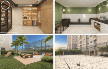 RESERVA SÃO CAETANO BOSQUE (33/ 47 e 64M²) – 1 a 3 DORM(SUÍTE) – 1 E 2 VAGAS – FUNDAÇÃO